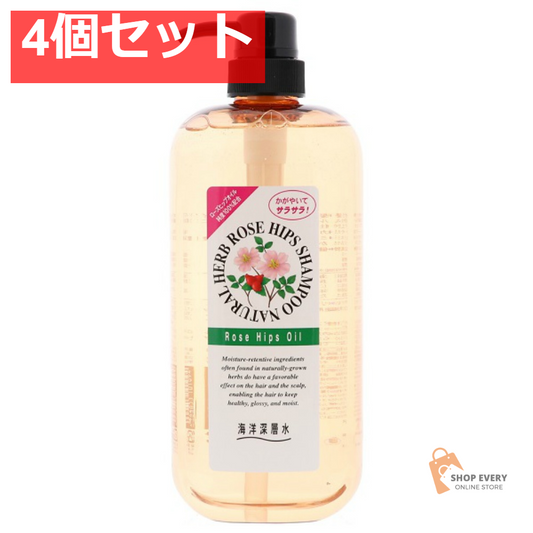 ジュン・コスメティック ナチュラルハーブシャンプー RH 1000mL 4個セット まとめ売り