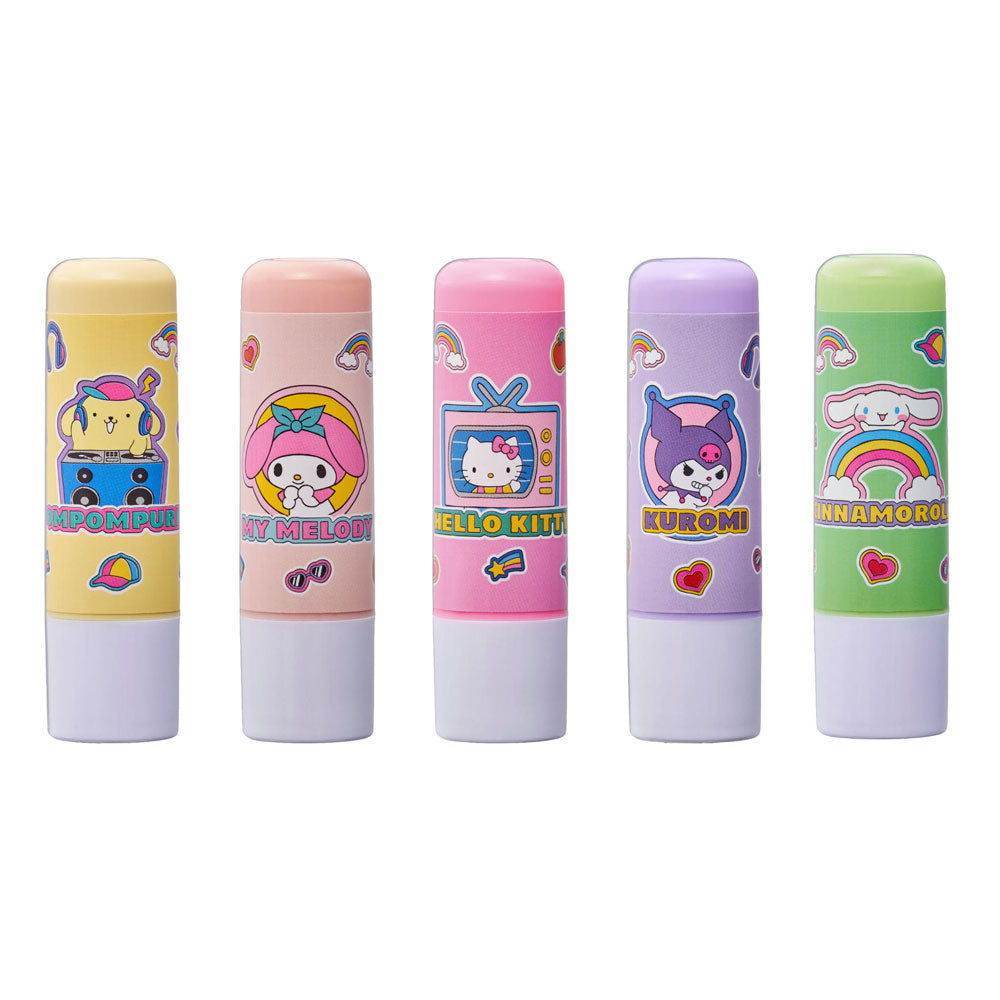 サンリオキャラクターズ　ギュッと！うるおうフルーツリップクリーム 6個セット まとめ売り