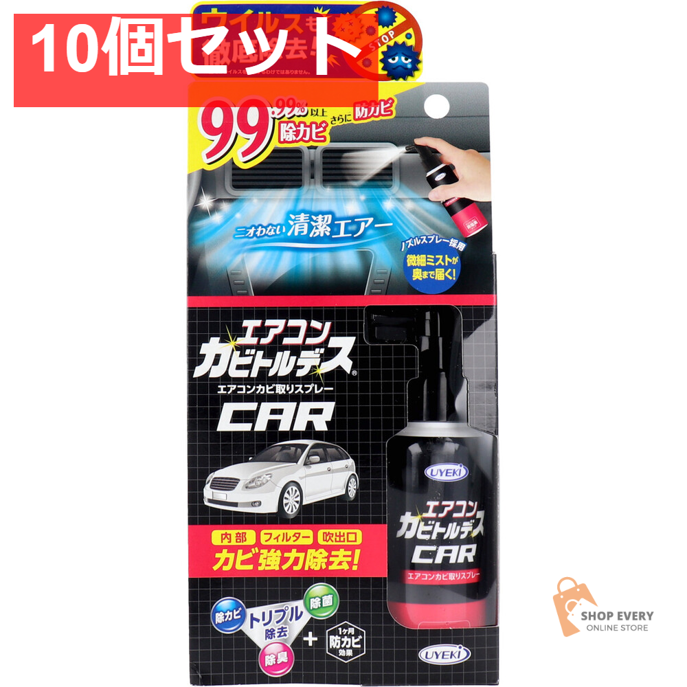 エアコンカビトルデス エアコンカビ取りスプレー 80mL 10個セット まとめ売り