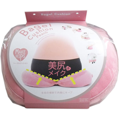 6個セット メイクヒップス ベーグルクッション ピーチ 1個入