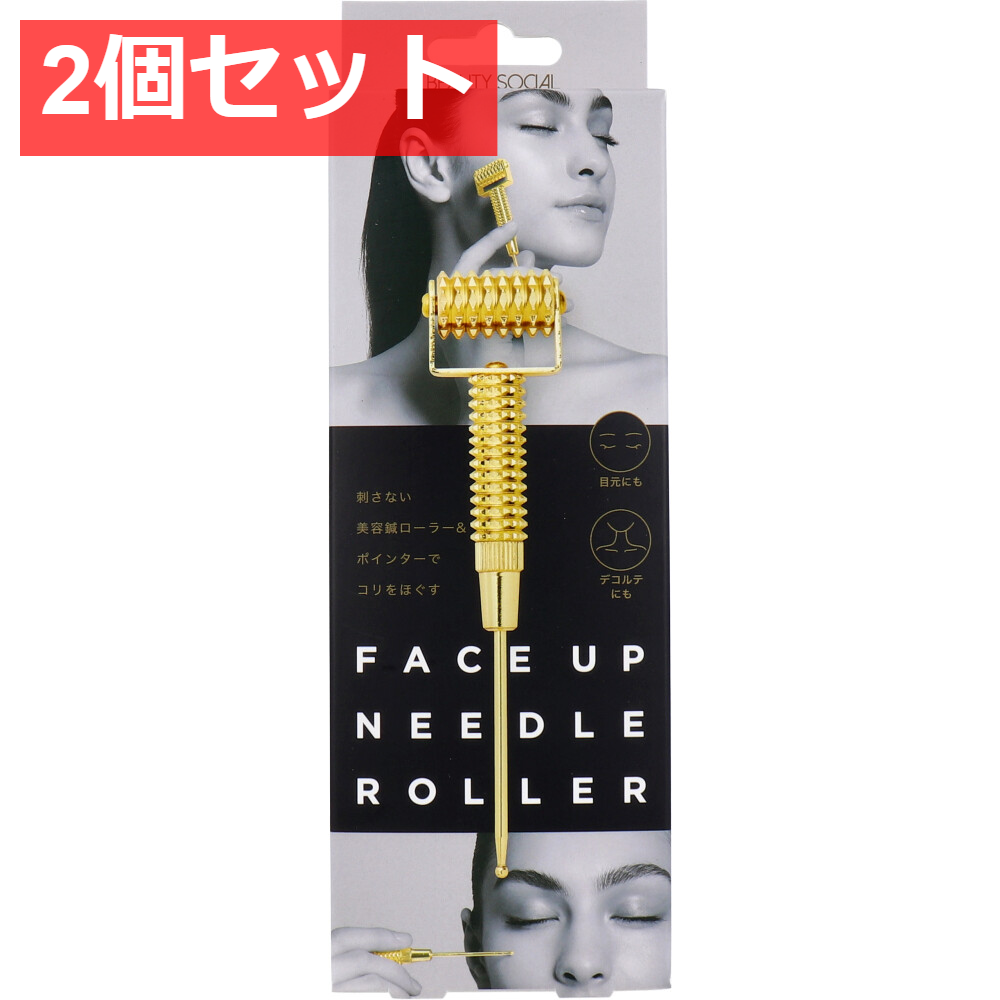 2個セット コジット BEAUTY SOCIAL フェイスアップニードルローラー