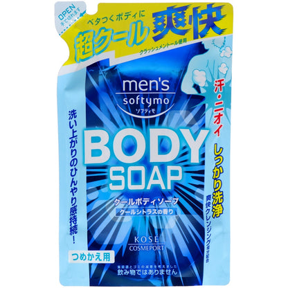 コーセーコスメポート メンズ ソフティモ クール ボディソープ つめかえ用 400ml