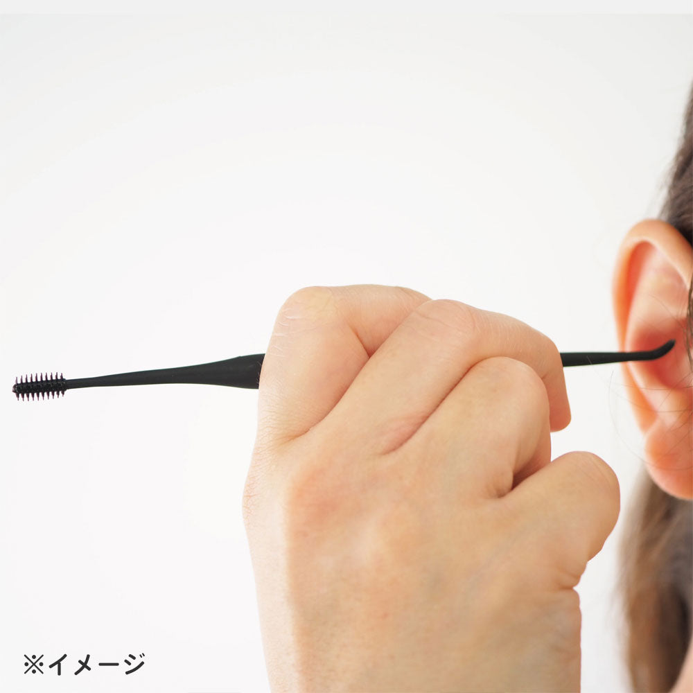 お玉のような耳かき 2WAY ブラック G-2174 6個セット まとめ売り