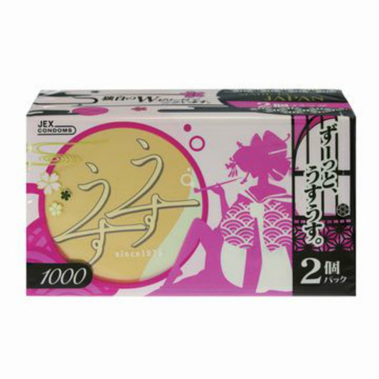 ジェクス ゼリヤコート うすうす1000 2P