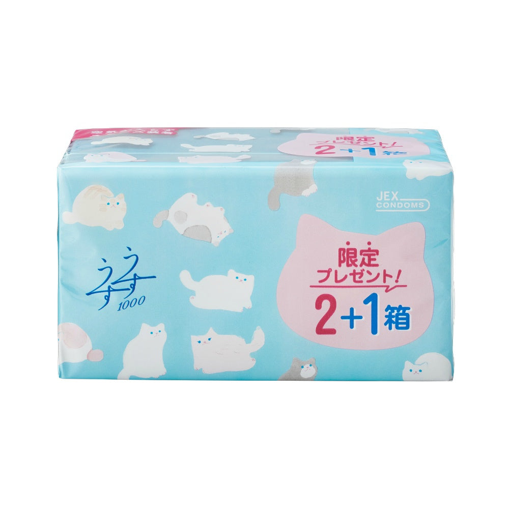 ジェクス ゼリヤコート うすうす1000 2P 3個セット まとめ売り