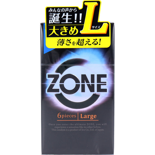 ZONE(ゾーン) コンドーム Lサイズ 6個入