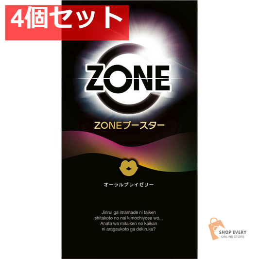 ジェクス ZONEブースター オーラルプレイゼリー 5包入 4個セット まとめ売り