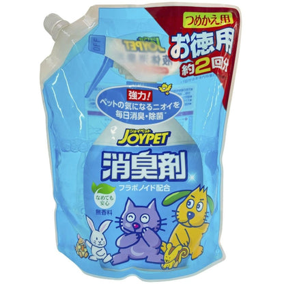 アース・ペット JOYPET 液体消臭剤 つめかえ用 ジャンボパック 650ml 9個セット まとめ売り