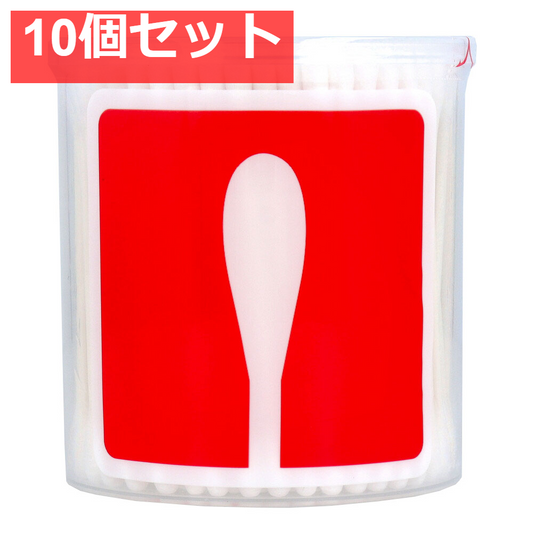 UD綿棒 水滴型 紙軸 抗菌加工 200本入 10個セット まとめ売り