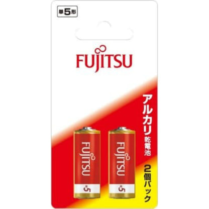 富士通 アルカリ乾電池 単5形 2個パック LR1F(2B) 9個セット まとめ売り