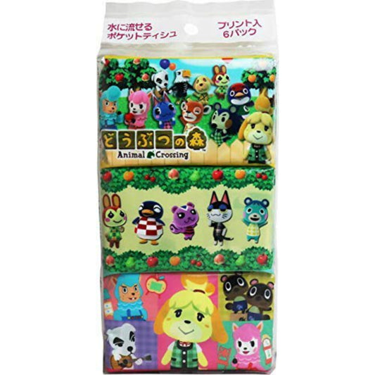 ハヤシ商事 どうぶつの森 ポケットティッシュ 6個パック