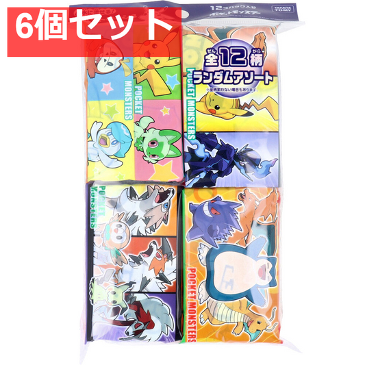 水に流せるプリントティシュ ポケットモンスター 16枚(8組)×12個入 6個セット まとめ売り
