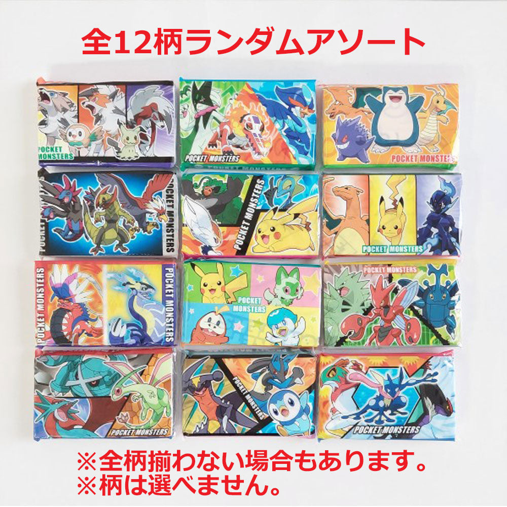 水に流せるプリントティシュ ポケットモンスター 16枚(8組)×12個入 9個セット まとめ売り
