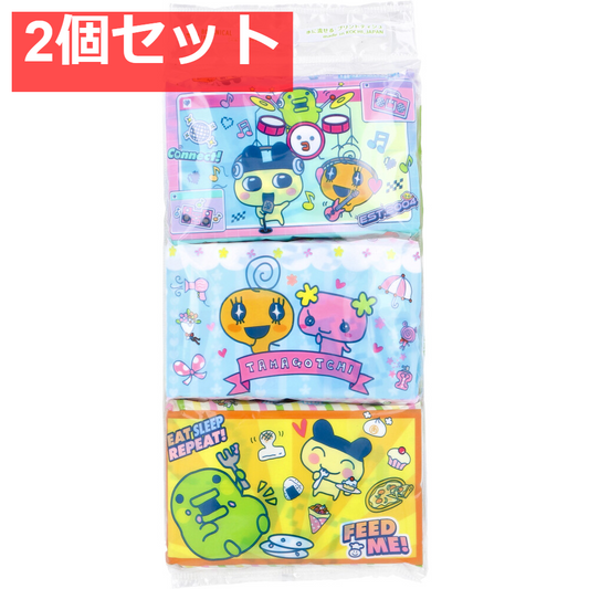たまごっち 水に流せるプリントティシュ 16枚(8組)×6個入 2個セット まとめ売り