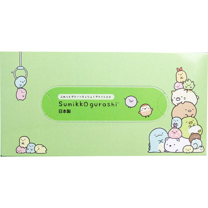 すみっコぐらし ふわっとグリーンティシュ BOX 300枚(150組) 6個セット まとめ売り