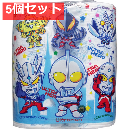 ウルトラヒーロー トイレットペーパー 30mダブル×4ロール 5個セット まとめ売り
