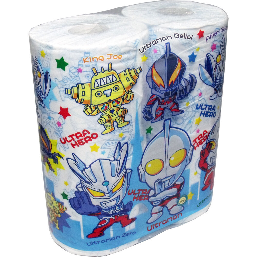 ウルトラヒーロー トイレットペーパー 30mダブル×4ロール 3個セット まとめ売り