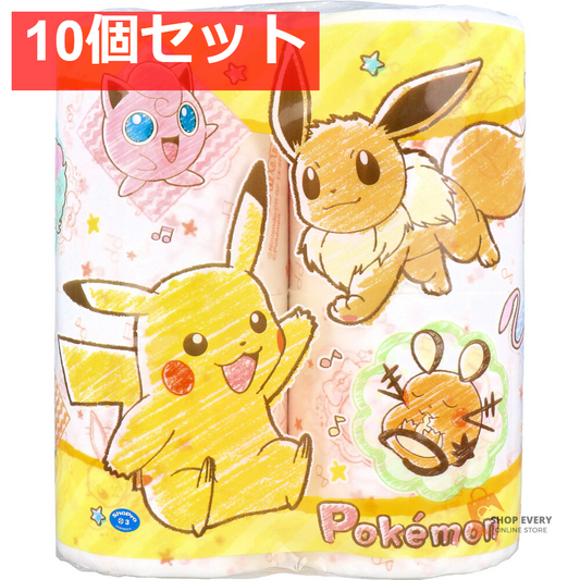 ポケモン トイレットペーパー 30m(2枚重ね)×4ロール 10個セット まとめ売り