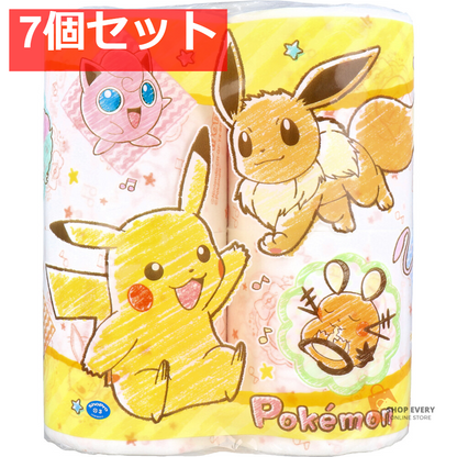 ポケモン トイレットペーパー 30m(2枚重ね)×4ロール 7個セット まとめ売り