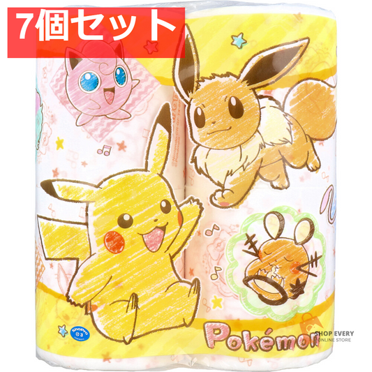 ポケモン トイレットペーパー 30m(2枚重ね)×4ロール 7個セット まとめ売り
