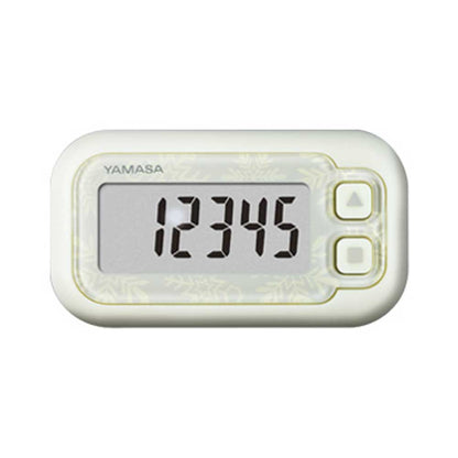ヤマサ ポケット万歩計 らくらく万歩 EX-200W スノーホワイト 5個セット まとめ売り