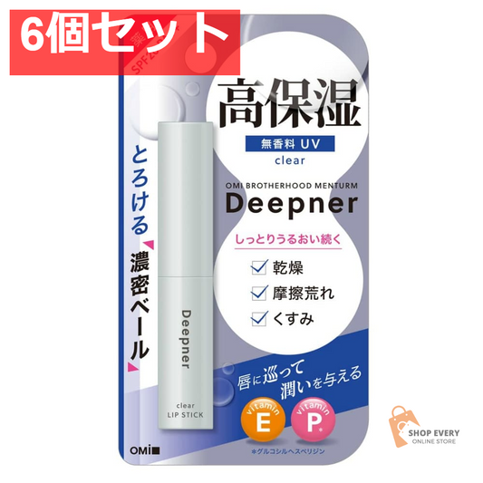 近江兄弟社 メンターム ディープナーリップ 無香料 UV 6個セット まとめ売り