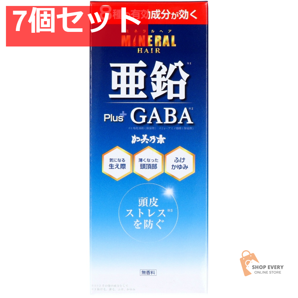 加美乃素本舗 薬用加美乃素 ミネラルヘア 育毛剤 180mL 7個セット まとめ売り