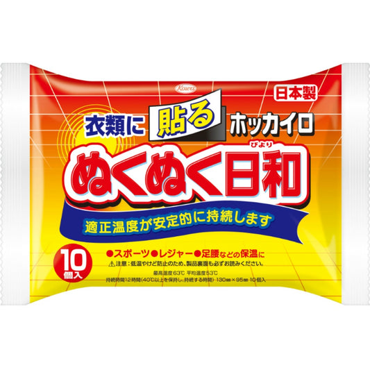 興和 ホッカイロ ぬくぬく日和 貼るレギュラー 10個入