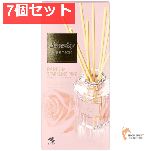 小林製薬 Sawaday 香るStick パルファムスパークリングピンク 7個セット まとめ売り