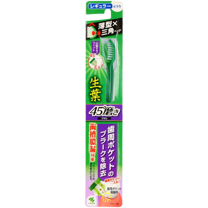 小林製薬 生葉 45°磨きブラシ レギュラー ふつう 1本 6個セット まとめ売り