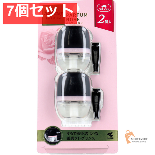 サワデー クルマ専用クリップ パルファムロゼ 6mL×2個入 7個セット まとめ売り