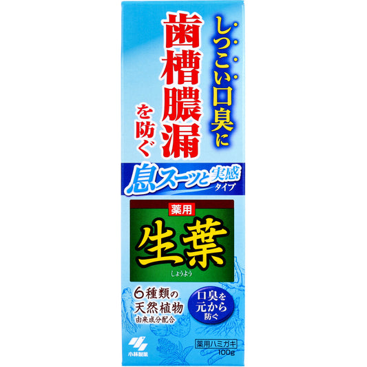 薬用 生葉 息スーッと実感タイプ 100g