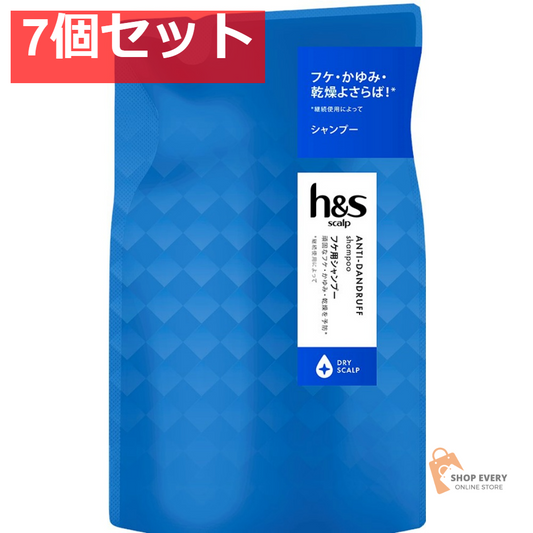 P&G h&s scalp ドライスカルプ シャンプー つめかえ 300ml 7個セット まとめ売り