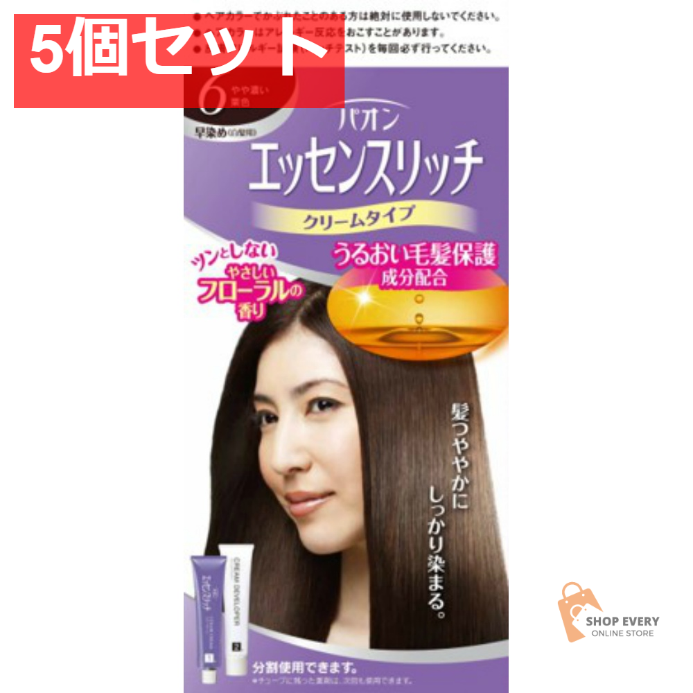 ヘンケルジャパン パオン エッセンスリッチ クリームタイプ 6 5個セット まとめ売り