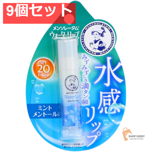 ロート製薬 メンソレータム ウォーターリップ ミントメントール 9個セット まとめ売り