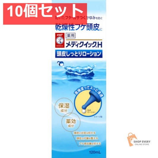 ロート製薬 メディクイックH 頭皮しっとりローション 120mL 10個セット まとめ売り