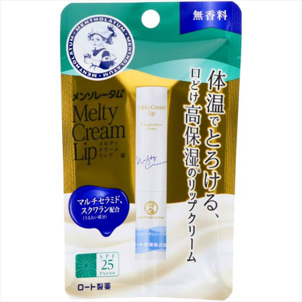ロート製薬 メンソレータム メルティクリームリップ 無香料