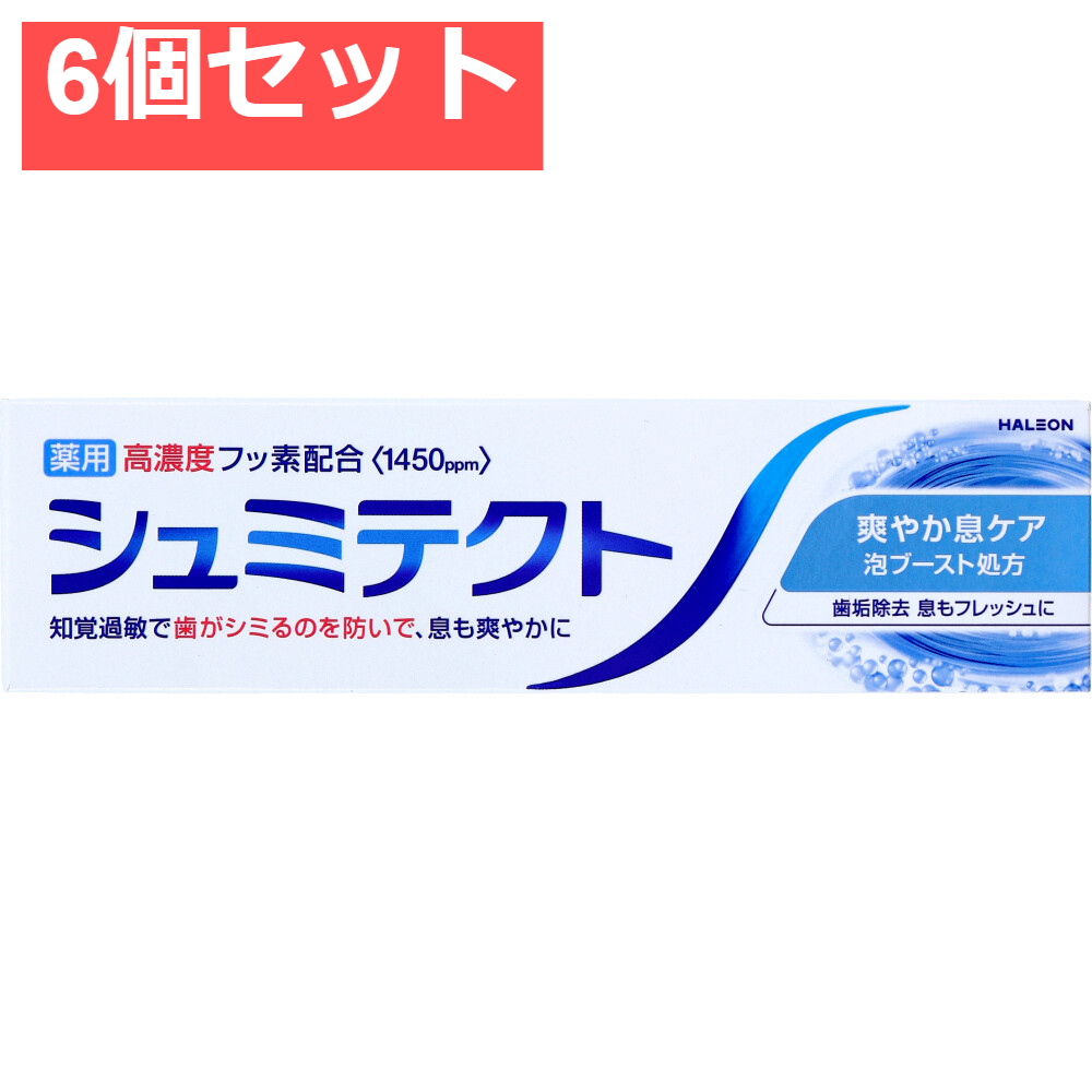 薬用 シュミテクト 爽やか息ケア 泡ブースト処方 95g 6個セット まとめ売り