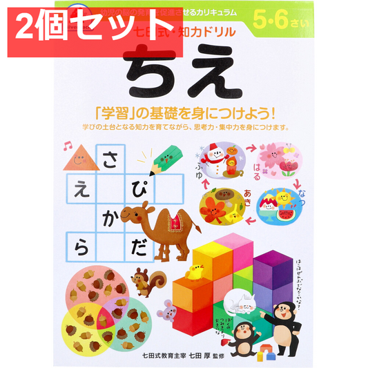 七田式 知力ドリル 5・6さい ちえ 2個セット まとめ売り