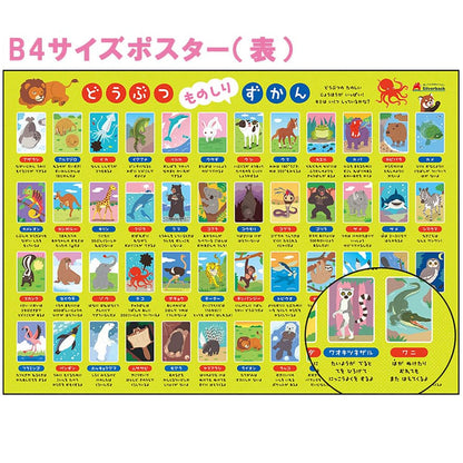 よーく聞いてね！3つのヒントで学ぶ！ どうぶつカード 1セット 4個セット まとめ売り